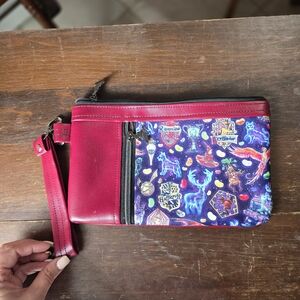 Harry Potter Themed Maroon Wristlet Clutch